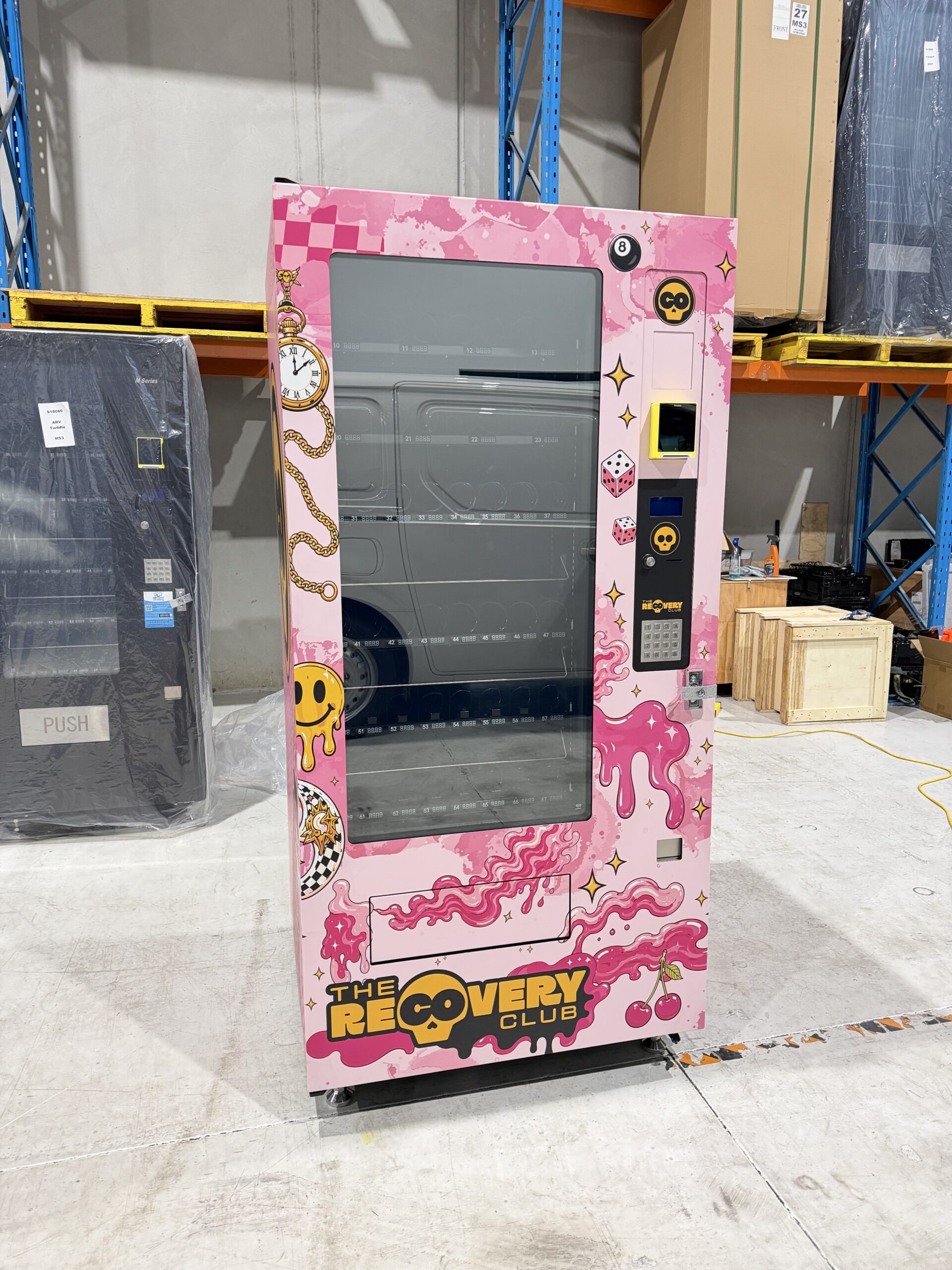 The Recovery Club wrap detail