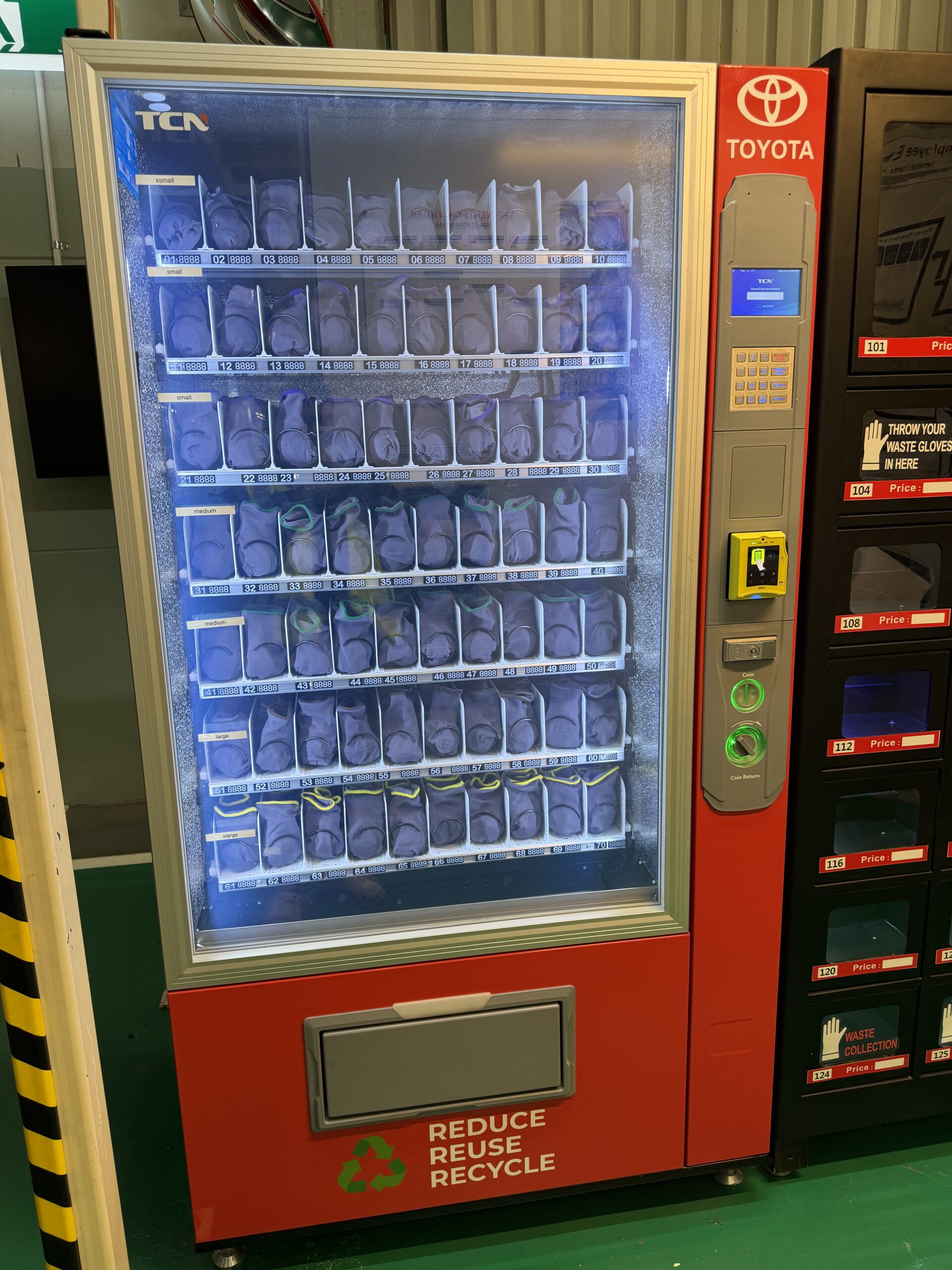 Toyota custom branded vending machine