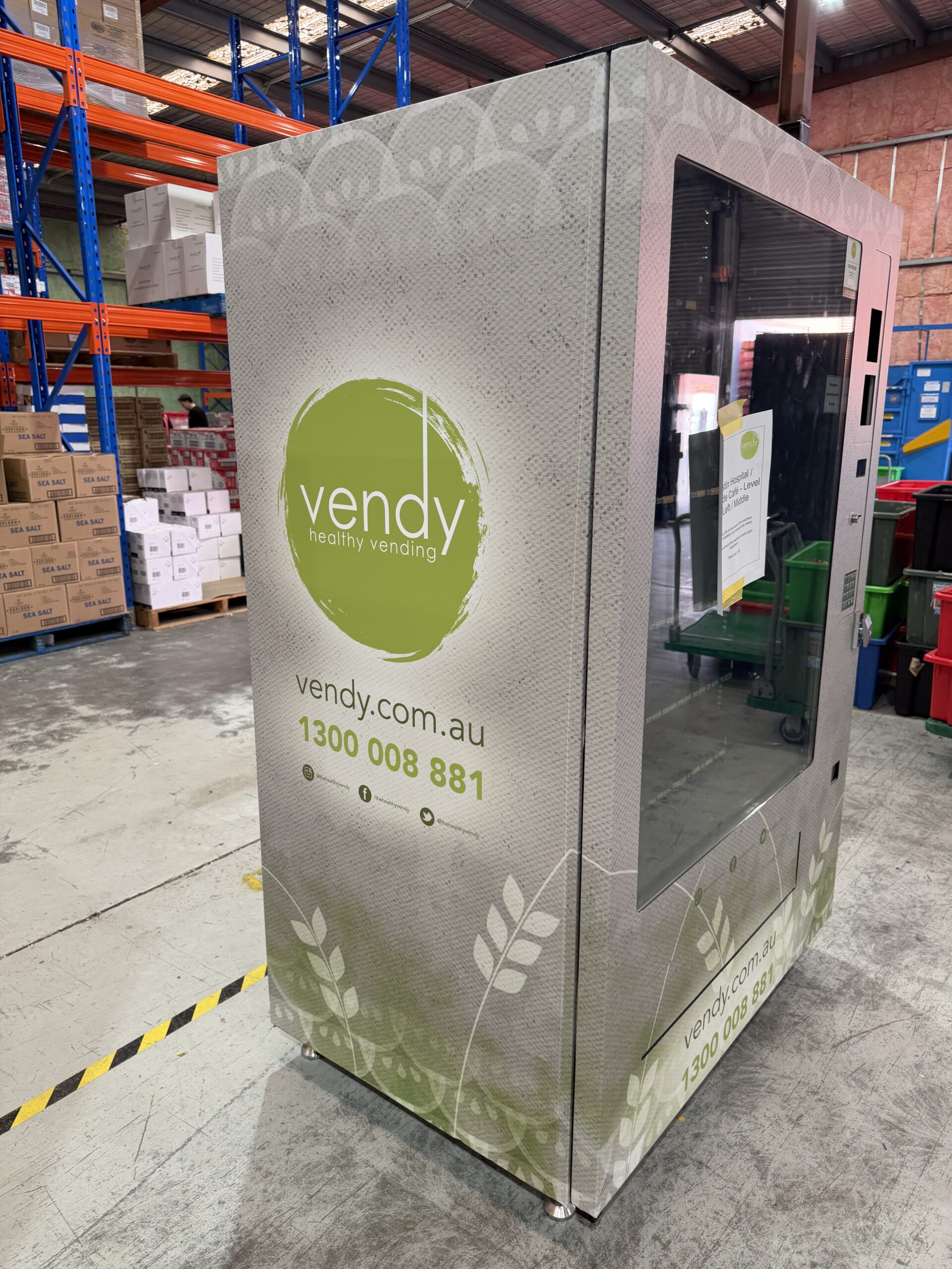 Vendy custom branded vending machine