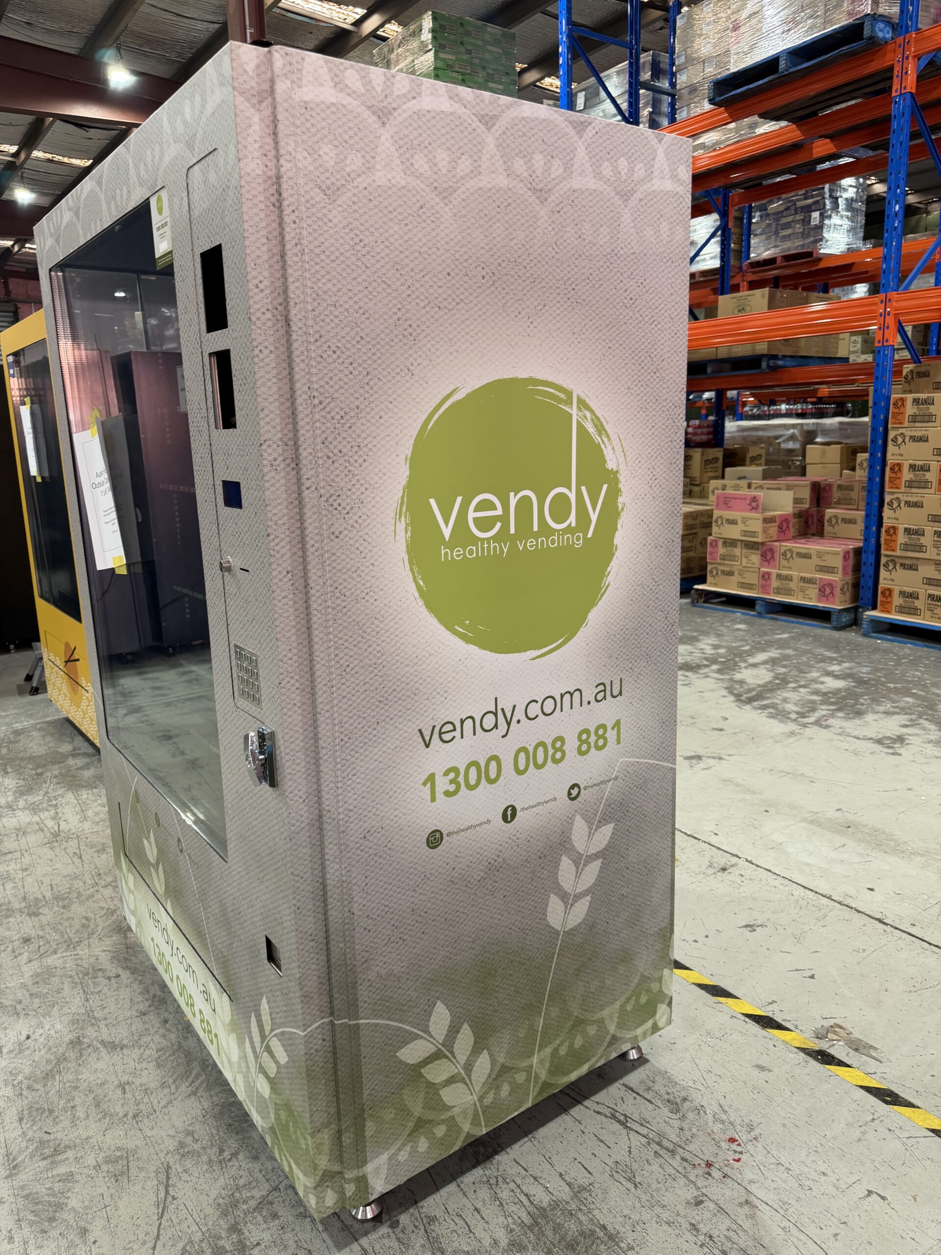 Vendy custom branded vending machine