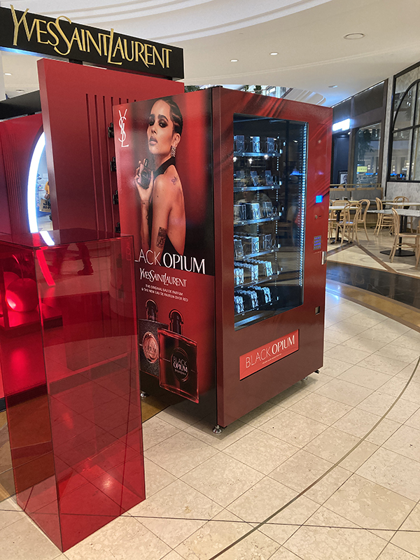 Vending machine wrap for Debbie Greenaway