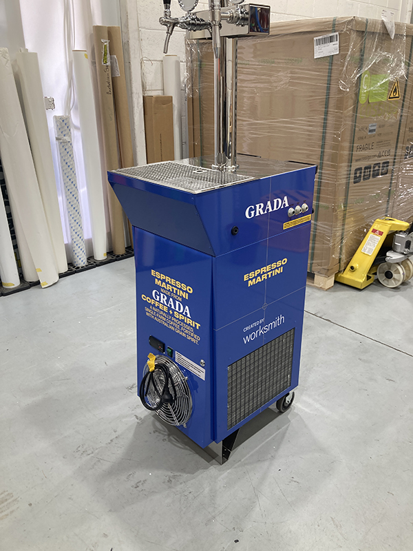 Vending machine wrap for Craig Fuller
