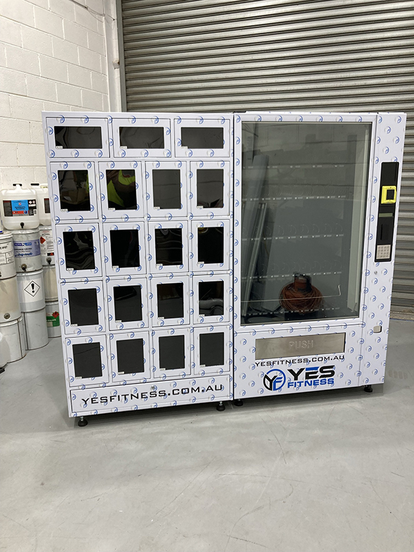 Vending machine wrap for Basil Autovending